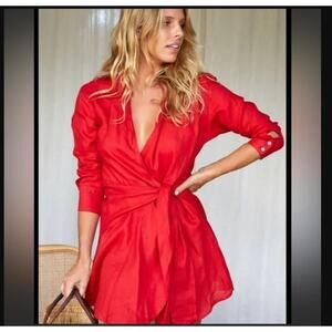 Monday Swimwear Red Mini Dress